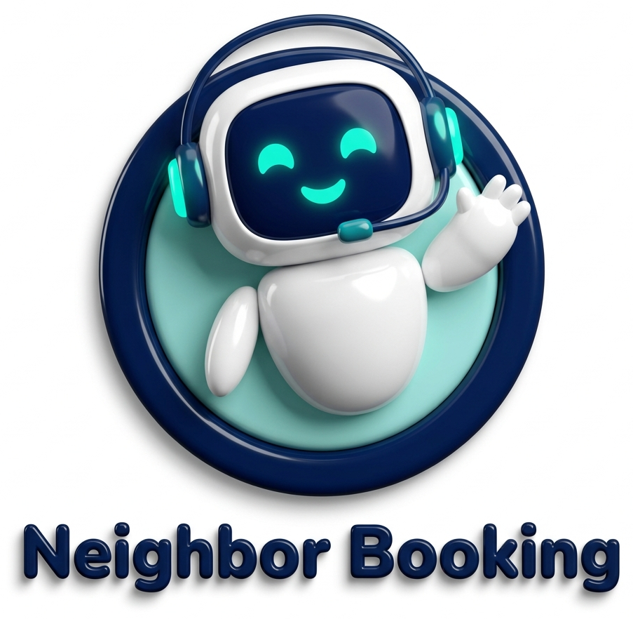 Neighbor Booking: friendly AI receptionist